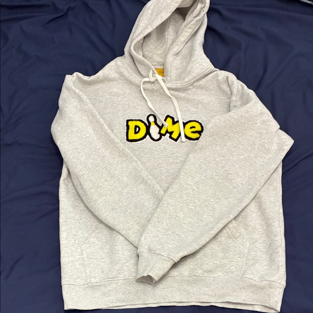 Dime Gray Hoodie Sweatshirt